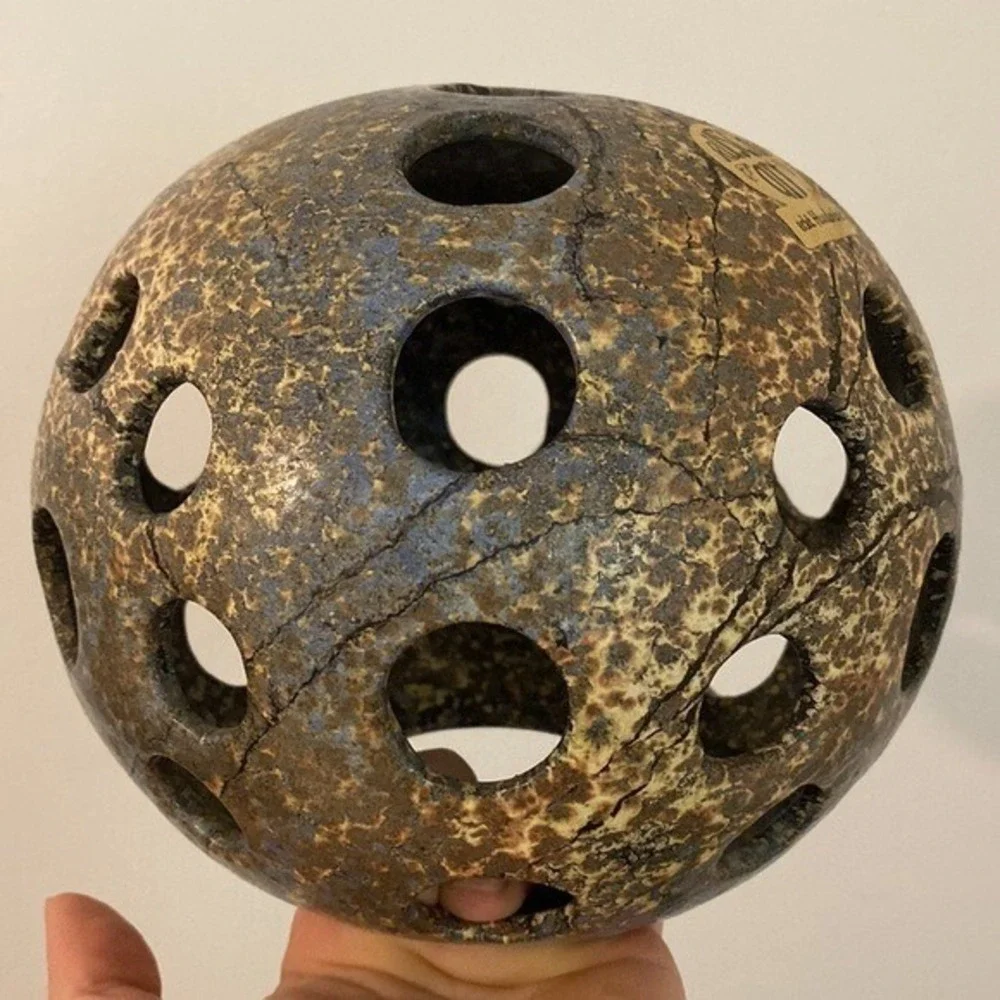 Vintage Ruscha Art Candle Globe Lantern Rare Unique Retro‎ German Ceramic